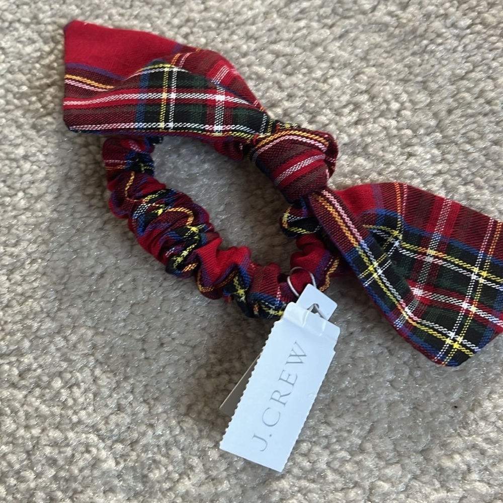 NWT Crewcuts Plaid Scrunchie